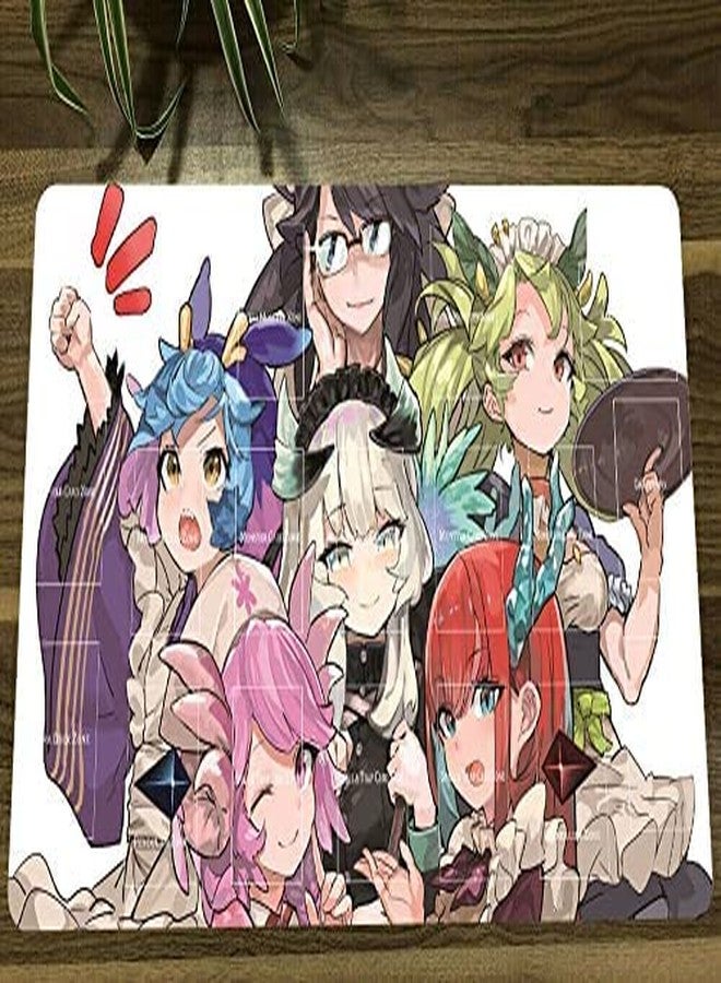 Mlikemat بساط لعب جديد من Mlikemat، مناسب لألعاب بطاقات التداول Dragonmaid Deck TCG CCG، مع حقيبة مجانية. - Image 2